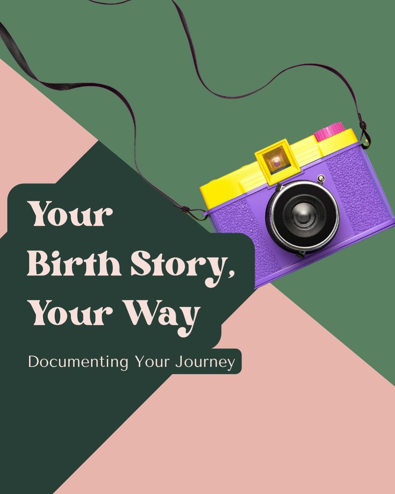 Instagram post: Your birth story, your way – documenting your journey